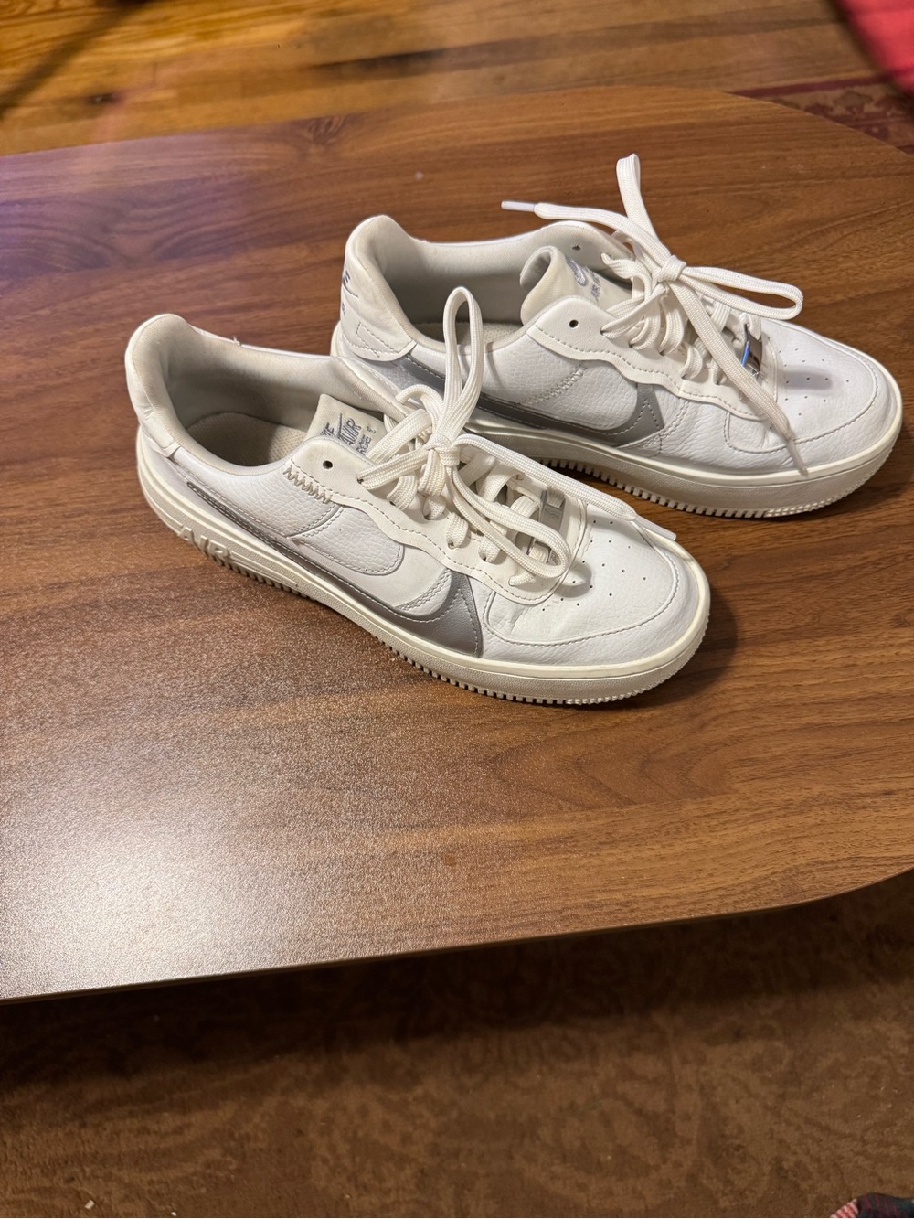 Nike Air Force ones.